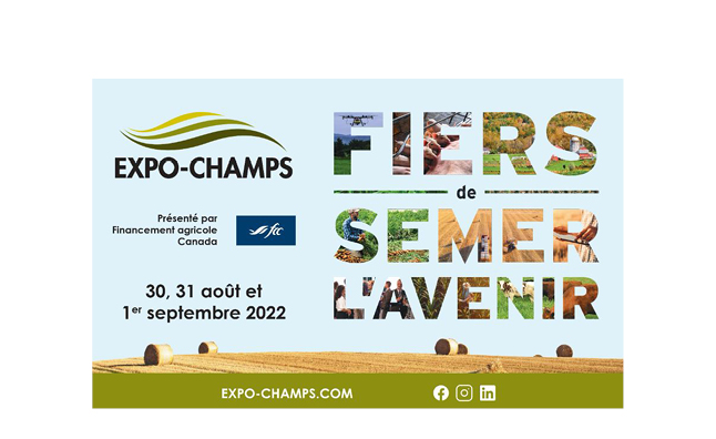 Visitez Evers à Expo-Champs, Québec, Canada, stand Lanagro E-62 - Evers Agro