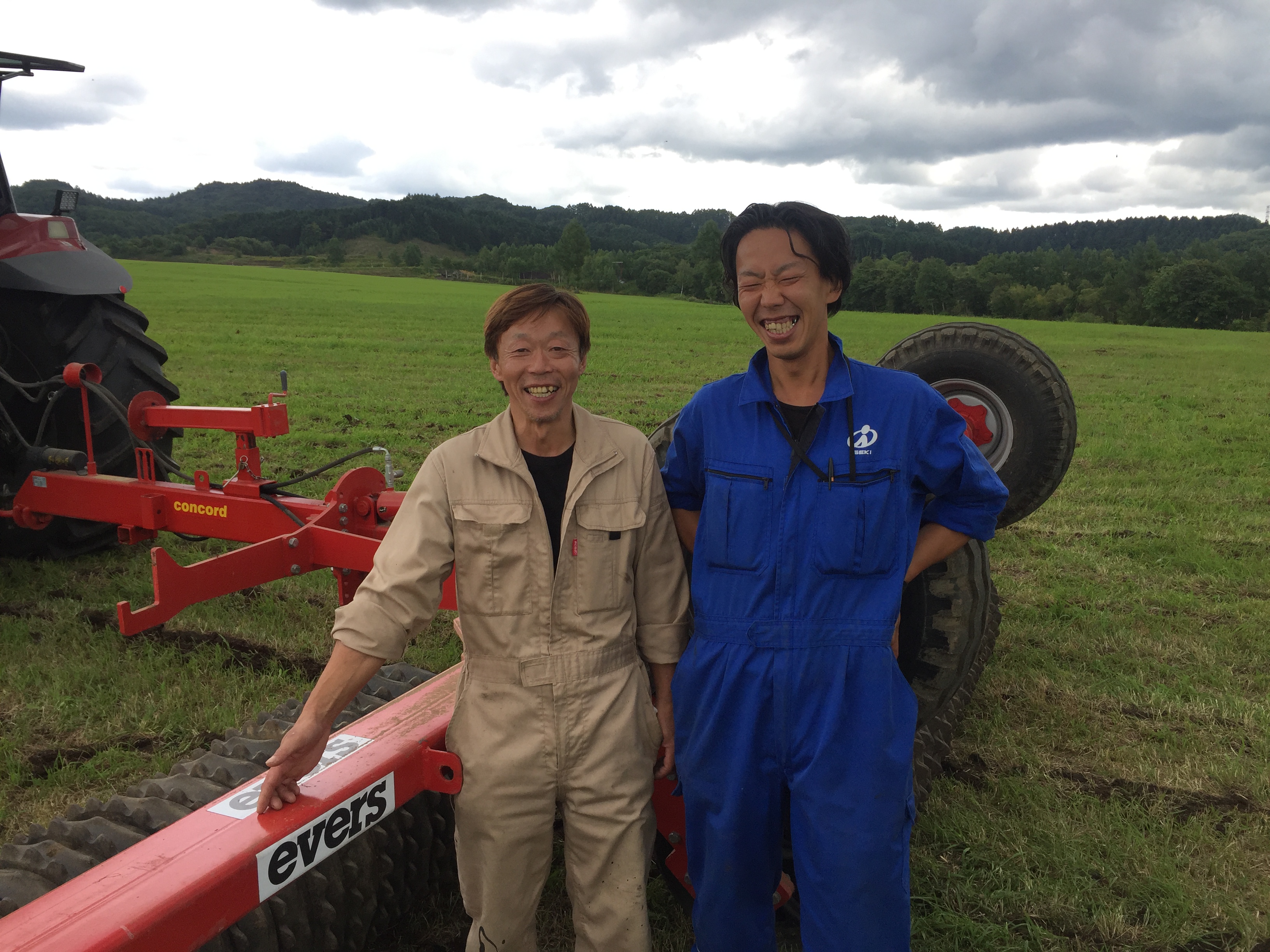 Mr. Ohkushi, Yuni, Japon avec « Le Concord Roller CR-630 Evers 